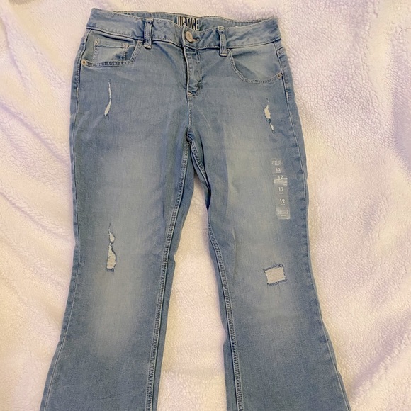 Justice bootcut distressed jeans - Picture 2 of 3